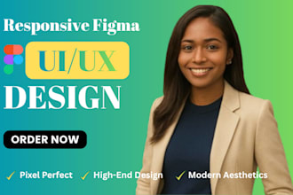 design figma website design, figma to html, figma to elementor, website design