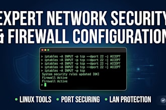 provide expert network security and firewall configuration