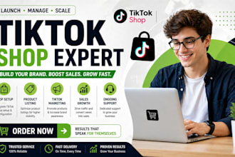 setup tiktok shop dropshipping manager facebook,instagram shop shopify marketing