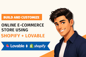 build lovable ai shopify store and full ecommerce setup