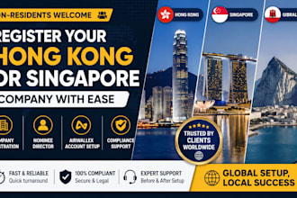 setup, verify airwallex account, register your company in hongkong or singapore