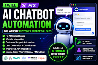 build an ai chatbot for website customer support and lead generation using gpt4