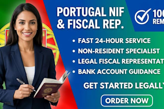 obtain your portugal nif tax number and fiscal representation