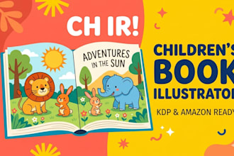 illustrate kids story book children book illustration children story book