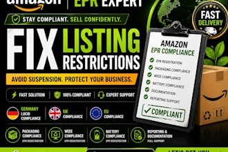 handle your amazon epr compliance, packaging, wee and battery registration