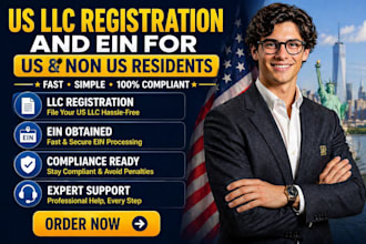 register US llc and get ein for US non US residents