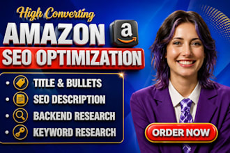 do amazon seo listing optimization, product description and research coaching