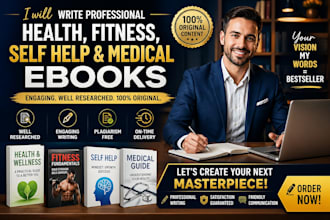 write health, fitness, self help and medical ebook