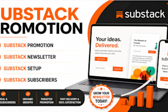do substack promotion, substack newsletter, substack setup, substack subscribers