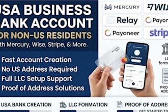 do USA bank creation get us physical address and proof address