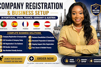 do portugal spain france germany austria company registration eu setup