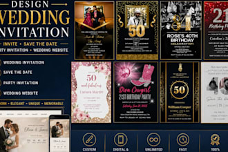 design wedding invitation invite save the date party invitation wedding website