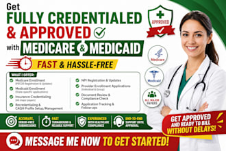 do credentialing recredentialing, medicare and medicaid enrolment
