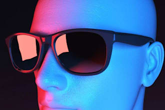 create production ready 3d sunglasses and eyewear cad for 3d printing stl step
