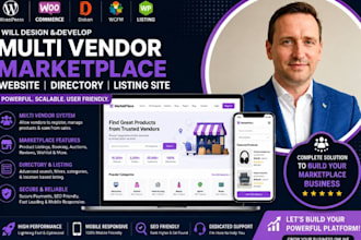 design multi vendor website marketplace website directory site listing website