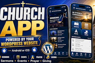 build a church app powered by your wordpress website