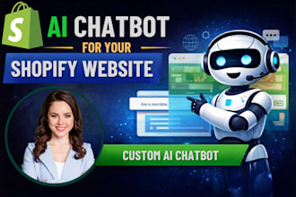 create shopify ai chatbot for ecommerce sales and support