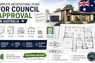 prepare complete architectural plans for australian council approval