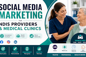 social media marketing for ndis disability services provider and medical clinics