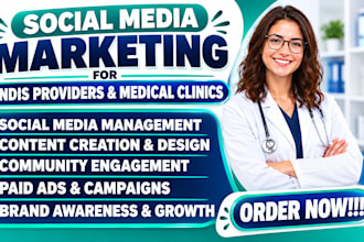 social media marketing for ndis disability services provider and medical clinics