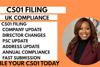 file UK confirmation statement cs01 and companies house annual compliance