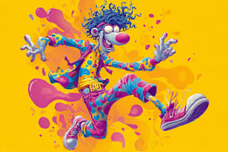create any cartoon character