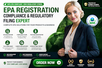 epa registration and regulatory compliance filing for businesses