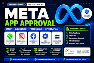 do meta app approval facebook advanced permissions and whatsapp cloud API