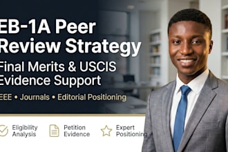 secure certified peer review invite to satisfy uscis judging criteria for eb1 o1