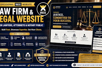 wix law firm website attorney website lawyer website notary legal wix website