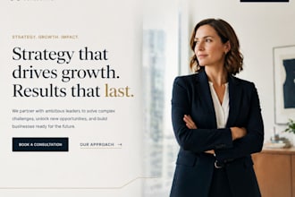 design squarespace consultant website business consultant strategy website