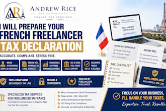 file your french freelancer tax declaration micro entrepreneur regime reel cfe