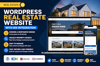 build a professional real estate wordpress website with idx