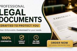 draft and review enforceable legal contracts agreements nda and legal document