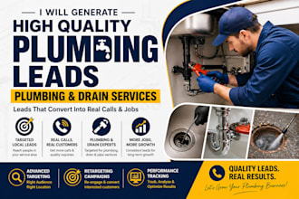 set up meta ads google ads for plumbing drain services to get quality lead call