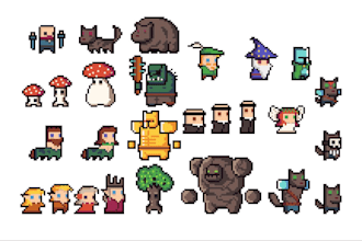 create custom pixel art tilesets and game assets