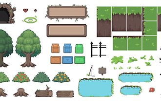 custom pixel art animations and sprite sheets for rpg games