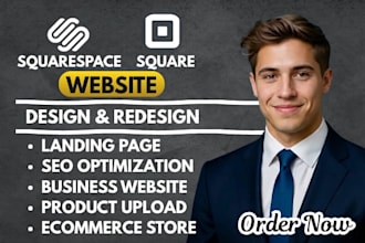 squarespace website redesign, squarespace website design, square website design