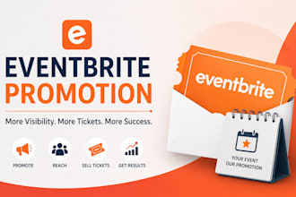 do eventbrite promotion, setup event on eventbrite, manage event, ticket sales