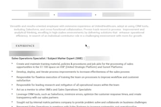 rewrite and optimize your resume for impact and clarity