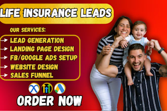 life insurance leads annuity insurance sales funnel insurance landing page