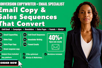 write email copywriting sales email sequences cold email copy and email campaign
