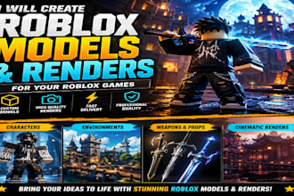 do roblox models and renders for your roblox games