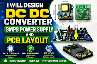 design dc dc converter smps power supply and pcb layout