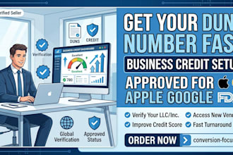 help with d u n s number for apple google fda dun bradstreet