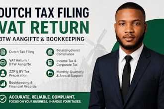 do dutch tax filing vat return btw aangifte bookkeeping for netherlands bv zzp