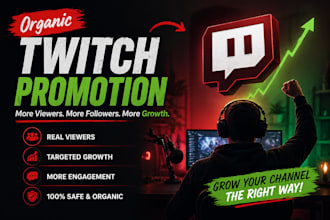 boost your twitch channel to real audience views social media engagement