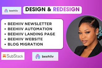 setup beehiiv newsletter design beehive ai landing page beehiive website beehiiv