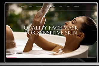 design spa website skincare website massage therapy booking website beauty salon