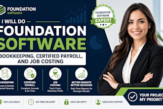 do foundation software bookkeeping, certified payroll, and job costing